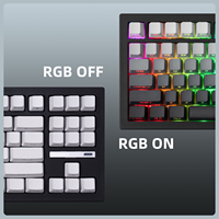 Clavier de jeu mécanique sans fil Zornher ZH870 80% Noir Son Crémeux Personnalisé Touches PBT Translucides RGB Hot-Swappable