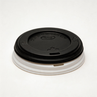 Article populaire : Couvercles en plastique PS pour gobelets, plusieurs tailles, livraison rapide, empilables, jetables, pour emballages de café glacé et de thé au lait