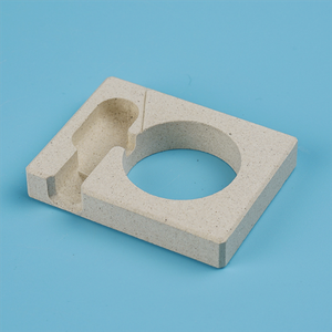 Plaque de combustion <span class=keywords><strong>en</strong></span> céramique cordierite-mullite, composant isolant électrique <span class=keywords><strong>en</strong></span> céramique, pièce de dissipateur thermique - Product Image 4