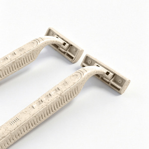 <span class=keywords><strong>Rasoi</strong></span> Usa e Getta Biodegradabili Ecologici in Paglia di Grano con Tripla Lama Super Resistente in Acciaio Inossidabile per Viaggi Maschili - Product Image 6