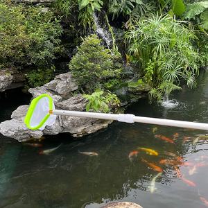 Outil de filet de nettoyage de filet de feuille propre de petit réservoir de poissons de <span class=keywords><strong>piscine</strong></span> avec la fonction d'algues de pelle - Product Image 4