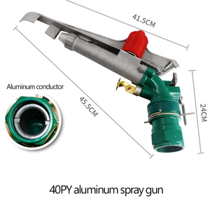 Di Động Xoay Nông Nghiệp Hệ Thống Vườn Đầu Nước Mưa Tác Động Lớn Súng 360 Độ Cho Khoảng Cách Trang Trại Thủy Lợi Phun Nước - Product Image 2