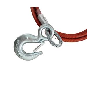 Fune di traino in fune metallica d'acciaio rivestita in PVC rosso/blu per Auto - Product Image 2