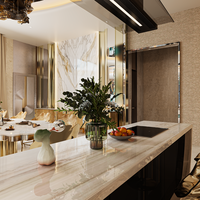 Solutions complètes : Design d'intérieur de villa élégant et moderne avec rendu 3D et mobilier sur mesure