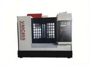 Centre d'usinage vertical VMC 855 de qualité industrielle, broche BT50, 3-5 axes, Fanuc/GSK, personnalisable pour les pièces aérospatiales et automobiles - Product Image 1