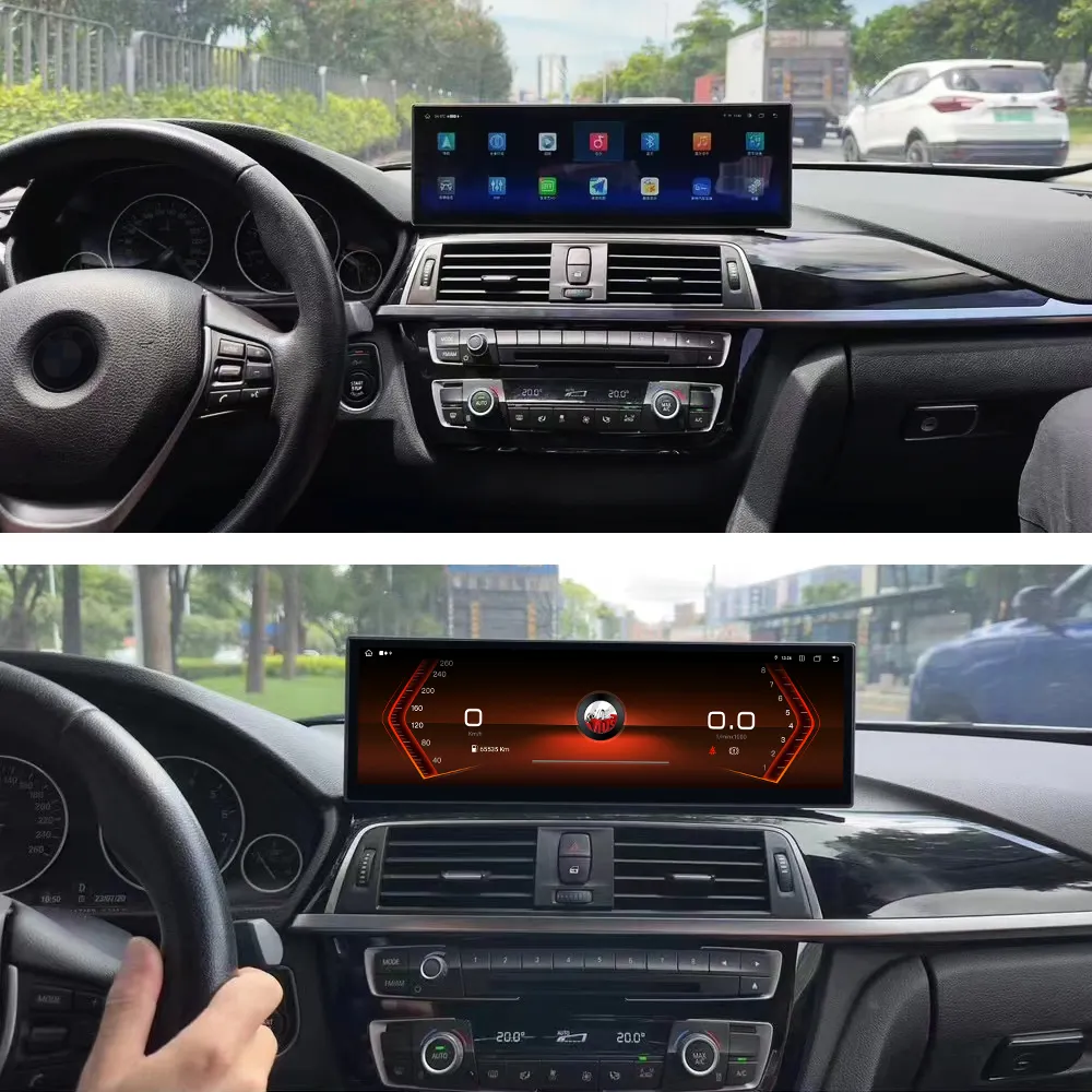 Krando Radio mobil Android, Radio Navi mobil multimedia 14.9 inci 64G, untuk BMW 3 4 seri F30 F32 F34 F36 2013 ~ 2019 nirkabel wifi