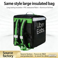 Sac à dos isotherme portable personnalisé avec fermeture éclair pour la livraison de nourriture et de boissons