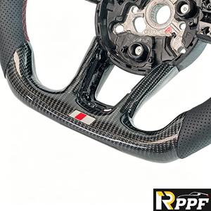 Volant en fibre de carbone personnalisé de haute qualité Rppf pour <span class=keywords><strong>Audi</strong></span> <span class=keywords><strong>RS4</strong></span> A4 B8.5 TT 8J A4 B6 4F S8 D4 S4 B8.B9 RS3 8V A6 C6 4F TT <span class=keywords><strong>MK1</strong></span> - Product Image 3