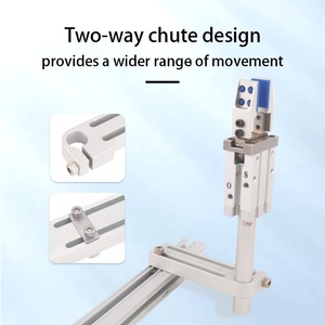 EOAT Pneumatic Robot Arm Gripper Bracket Aluminum Tube <b>Clamp</b> <b>Frame</b> Holder for Mechanical Manipulator Mounting Fixture - Product Image 6