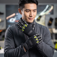 Gants de travail de sécurité texturés en microfibre, poignet réglable à boucle auto-agrippante, renfort en caoutchouc, paume épaissie pour écran tactile, pour mécaniciens