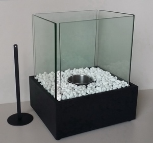 <span class=keywords><strong>Set</strong></span> Accessorio per Caminetto a Bioetanolo <span class=keywords><strong>da</strong></span> Tavolo Decorativo Classico in Ferro con Finitura Verniciata a Polvere - Product Image 3