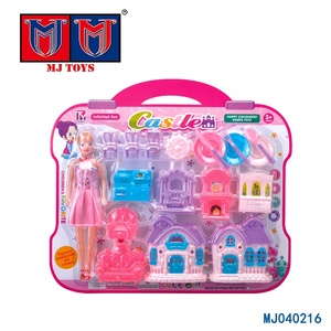 Mini meubles en plastique avec maison de poupée, cuisine heureuse, ensemble de jeu pour enfants, éducation précoce, offre spéciale - Product Image 6