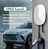 Chargeur EV compatible BYD 7 22 kW réglable Type 2 32A 380V IP66 résistant aux intempéries avec câble de 5 m, application OCPP, RFID, Wallbox CE