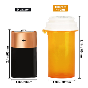 30 Dram Child-Resistant Cap <b>Empty</b> <b>Plastic</b> Medicine Pill <b>Bottle</b> - Product Image 2