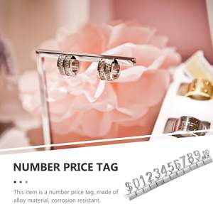 Cubos <span class=keywords><strong>de</strong></span> Exhibición <span class=keywords><strong>de</strong></span> Precios 3D con Símbolos <span class=keywords><strong>de</strong></span> Dólar, <span class=keywords><strong>Libra</strong></span> y Euro, Cubos Digitales para Precios <span class=keywords><strong>de</strong></span> Joyería, Disponibles <span class=keywords><strong>en</strong></span> Existencia - Product Image 4