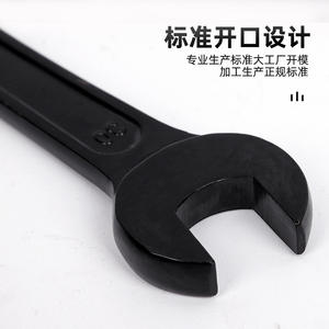 ประแจปลายเปิดหัวเดียวสำหรับงานหนักตัวชี้วัด45เครื่องมือซ่อมยานยนต์อิเล็กโตรโฟรีซิสเหล็กเกรดอุตสาหกรรม - Product Image 1