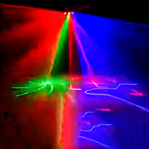 Patrón de escaneo RGB de alta visibilidad Luz láser LED Disco DJ Club nocturno en forma de abanico Entretenimiento de escenario - Product Image 2
