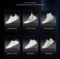 Laveuse et sécheuse de chaussures automatique industrielle entièrement en acier inoxydable pour baskets et chaussures de tennis