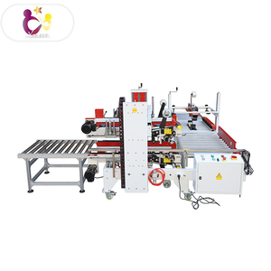 Beautiful sealing adhesive tape box carton sealer sealing machine hot melt glue soap carton poker box sealing machine