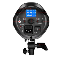 JINBEI DPEII-600 600Ws/80GN 5500K ЖК-дисплей E27 150 Вт моделирующая лампа студийная стробоскопическая вспышка для фотостудии портретной фотографии
