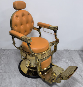 Fournisseurs de fauteuils de barbier professionnels, fauteuils de coiffure rétro hydrauliques inclinables - Product Image 6