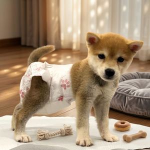 (XS, 10 pièces) Couches jetables super absorbantes pour chien, pour chienes en période de chaleur, pour l'urination et comme culottes anti-intimidation - Product Image 1
