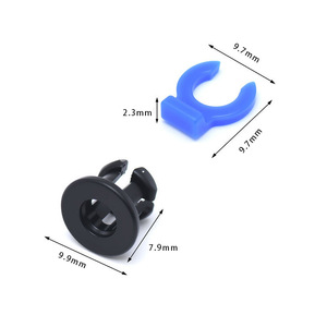 Clips de Tubo Bowden 3D Lin'ao de 9.7mm, Color Azul y Negro, Clip de Plástico para Manguera de PTFE de 4mm, Accesorios para Impresora 3D - Product Image 1