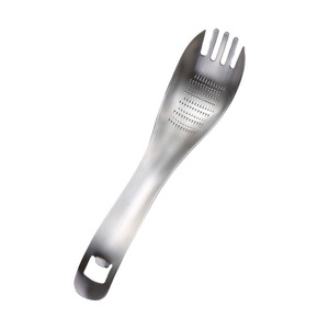 304 Stainless Steel Slotted Spoon Multifunction Garlic Crusher Potato Press Egg Separator Pasta <strong>Server</strong> Kitchen <strong>Tool</strong> - Product Image 5