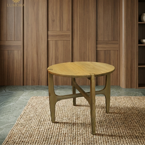 Mesa de Comedor Moderna Multiusos de Madera Maciza de Lujo, Estilo Rústico, Ensamblada a Mano por Meerit, para Hogar u Oficina - Product Image 6