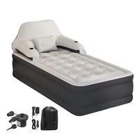 Matelas gonflable pliable de haute qualité en PVC, confortable et épais, pour 1-2 personnes, économique, vente en gros d'usine