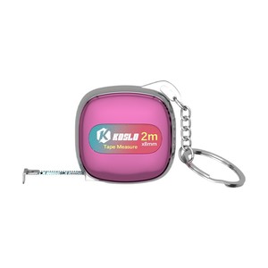 Koslo Tape Measure 2M Metric Steel Blade Automatic Return Keychain Portable Measuring Tool - Product Image 1