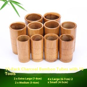 Obat tradisional Cina, perangkat bekam bambu Set tabung bambu baru untuk penggunaan tubuh rumah tangga menghilangkan kelembapan & menghasilkan Qi - Product Image 5