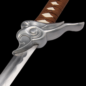 Nouvelle épée de Yasuo le Non-Délégué de <span class=keywords><strong>League</strong></span> <span class=keywords><strong>of</strong></span> Legends, avec étui en cuir, accessoire de cosplay, objet de collection et décoration - Product Image 2