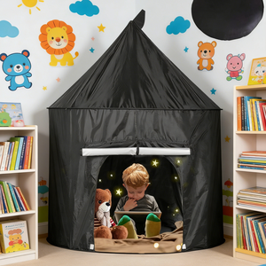 Tente de jeu pliable pour enfants, tente de jeu sensorielle intérieure, tente de jeu pour enfants, château de jeu, fenêtres en maille respirante, tente de jeu apaisante - Product Image 1