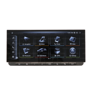 Android 13 Qualcomm CPU đơn vị đứng đầu xe DVD stereo Player cho Audi A6 thế hệ thứ ba C6 2004-2011 với xe GPS navigation - Product Image 1