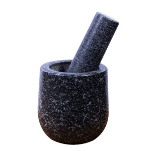 Stone Garlic Mortar And Pestle Large Manual <b>Grinder</b> For Peeling Garlic <b>Herb</b> Spice Tools - Product Image 3