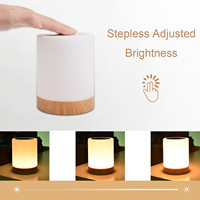Lampe LED tactile en forme de bois, nouveauté, avec variateur, éclairage créatif d'intérieur, lumière d'ambiance, rechargeable, idéal pour une table de chevet ou une chambre à coucher, pat