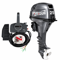 Moteur hors-bord YAMASUN en gros pour bateau, 20 CV, 4 temps, démarrage électrique, arbre long, télécommande