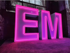 Miroir DJ RVB magnétique sans fil 3D LED Piste de danse pour bar Disco Veilleuse pour <span class=keywords><strong>pub</strong></span>, scène ou événements d'entreprise - Product Image 5