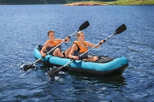 <span class=keywords><strong>Kayak</strong></span> gonflable à coque <span class=keywords><strong>rigide</strong></span> bleu personnalisé pour 2 personnes, certifié CE 2021, best-seller, idéal pour la navigation sur les lacs et les rivières - Product Image 6