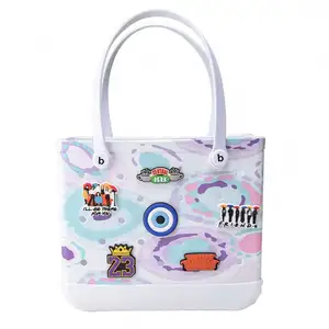 Wholesale Custom Bogg Bag Charms Accessories Eva Beach Travel Charm Silicone Accessories
