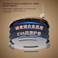 Support métallique rotatif à 360 degrés, pliable, en bois massif épais, multi-compatible pour téléphone portable et tablette, universel pour bureau