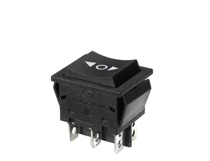 Reset Rocker Switch Switch 6-Pin Automatic Reset Custom Rocker Switch Two-Way On-Off-On Hair Dryer ...