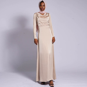 Nuova moda moderna abbigliamento etnico donne musulmane Abaya Maxi vestito caftano vestiti islamici Dubai Ramadan abito lungo da sera - Product Image 3