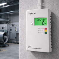 Tongdy G09o3 Détecteur et moniteur en temps réel du niveau d'ozone et de la température, contrôleur de gaz ozone avec alarme