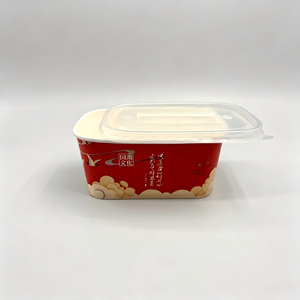Low Price PE Coated <b>Paper</b> <b>Bowl</b> Double-Side Eco-Friendly Custom Printed and Size for Food Packaging Takeaway - Product Image 3