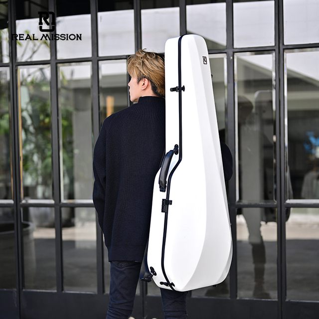 Selena D Real Mission Professional Production Fiberglass Acoustic Guitar Case Custom Musical Instrument Bag