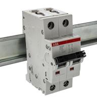 Disjoncteur miniature compact 2CDS252001R0031 S202-D3 System Pro M, 2 pôles, pouvoir de coupure 6 kA, 3A, 400V AC, 125V, Série S200