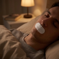 Bandes buccales de marque privée pour la réduction du ronflement et une meilleure qualité de sommeil, faible MOQ, bande adhésive nasale moyenne pour la respiration