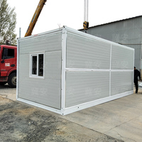 Maison conteneur pliable Z-Fold, salle de bain à installation rapide, conteneur préfabriqué pliable en stock, livraison rapide